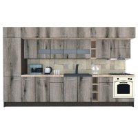 Bucatarie BIGMAR 370 B Wenge / Decor K366